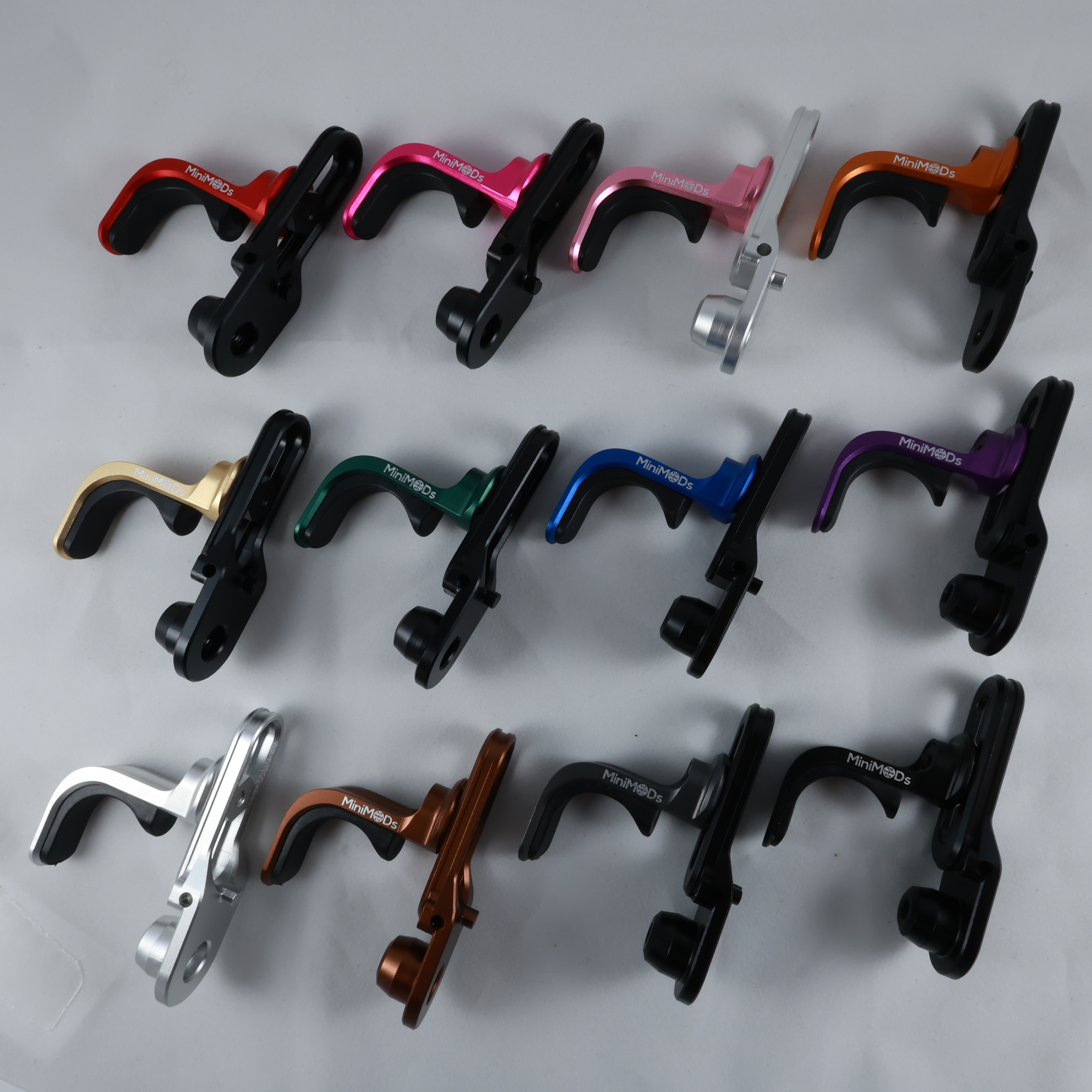 MiniMODs Adjustable Front Axle Hook available in 12 colours